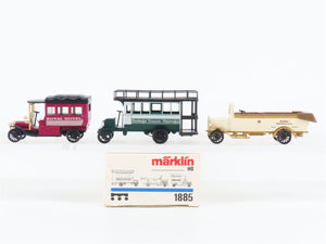 HO 1:87 Scale Marklin 1885 Die-Cast Old Timer Delivery Trucks Set of 3