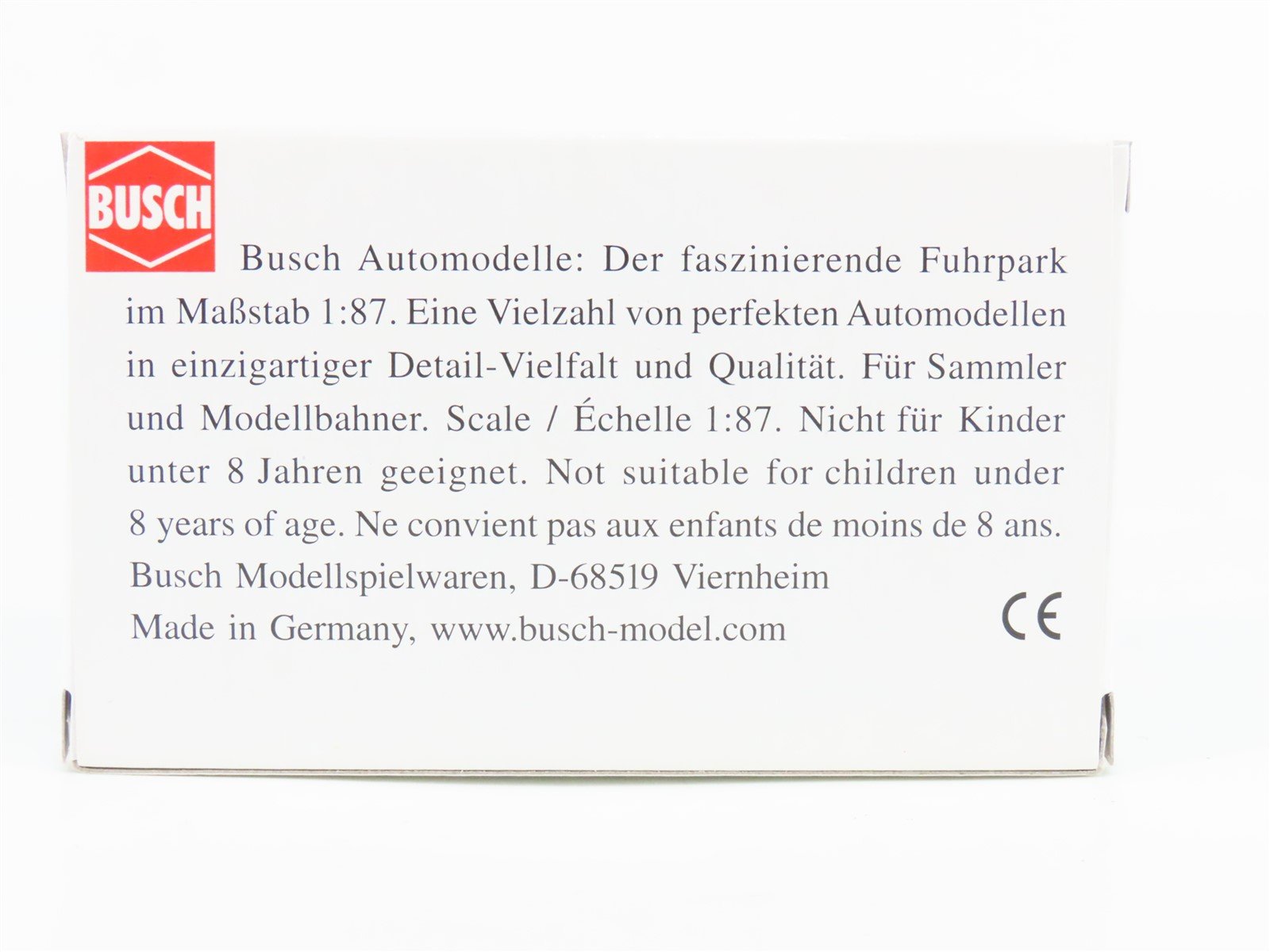 HO 1:87 Scale Busch 48306 Mercedes-Benz SSK 1928