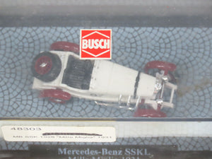 HO 1:87 Scale Busch 48303 Mercedes SSKL Mille Miglia 1931 Car #87