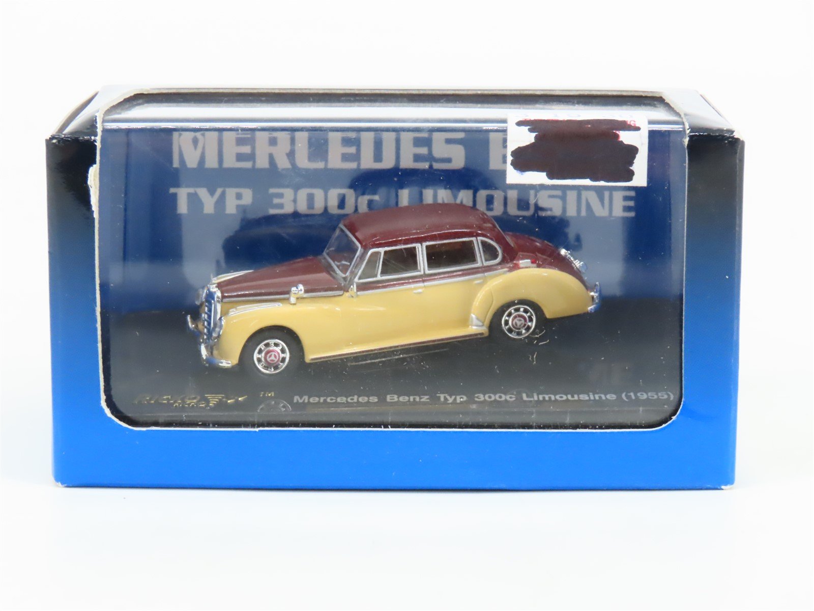 HO 1:87 Scale Ricko 38477 Die-Cast Mercedes-Benz Typ 300c Limousine 1955