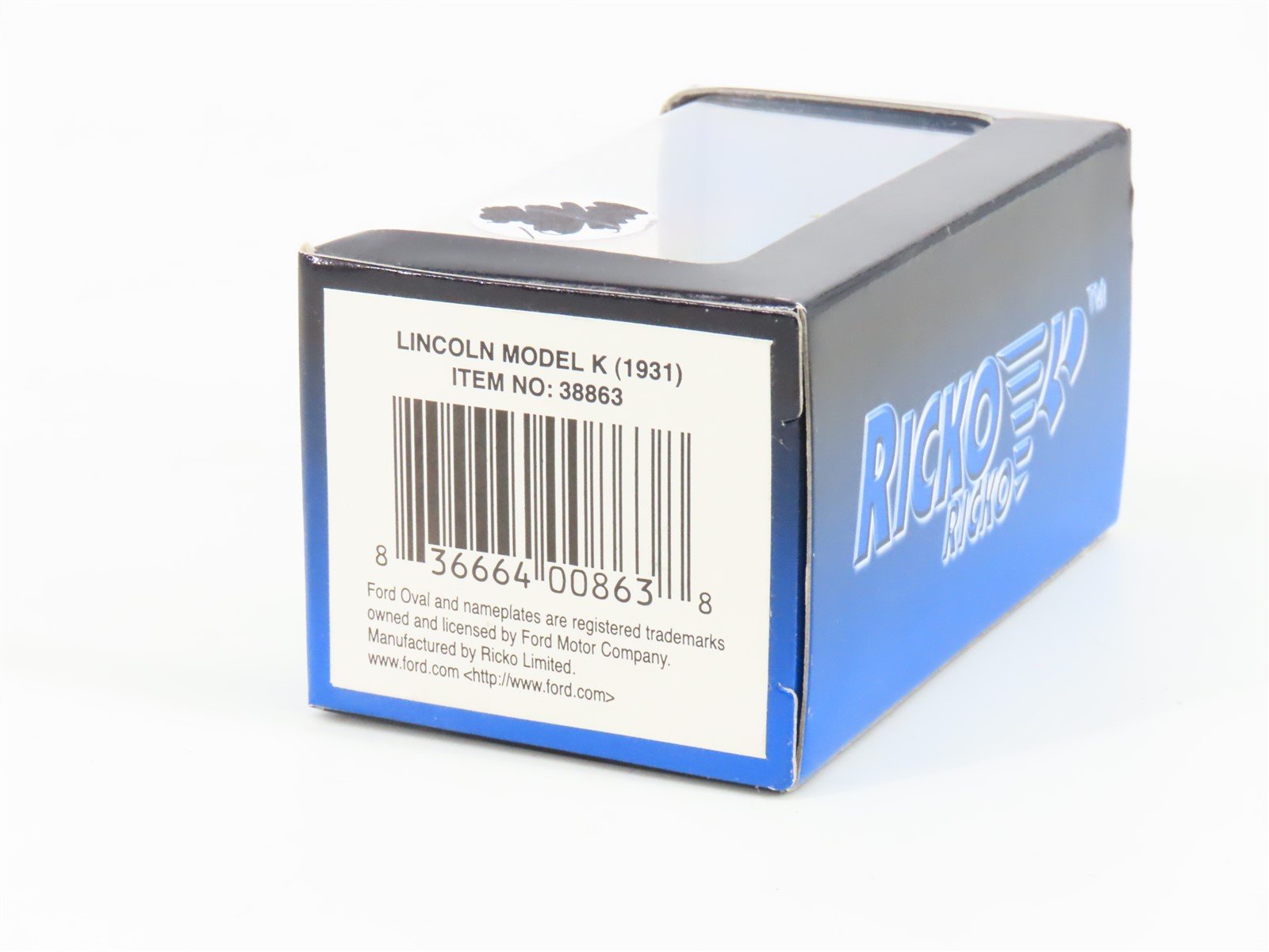 HO 1:87 Scale Ricko 38863 Die-Cast Lincoln Model K 1931