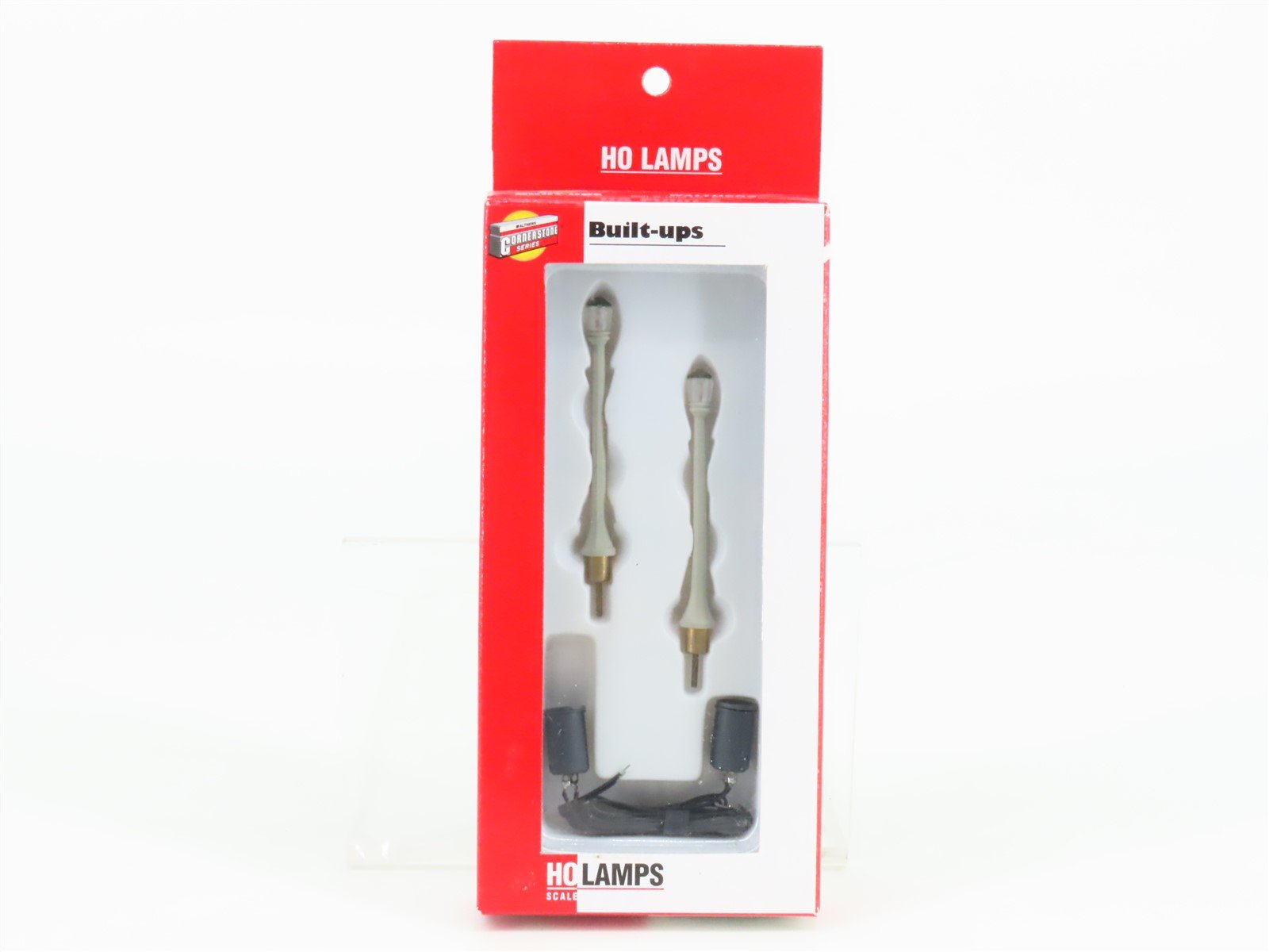 HO 1/87 Scale Walthers Cornerstone 933-1092 Concrete Column Lamps 2-Pack