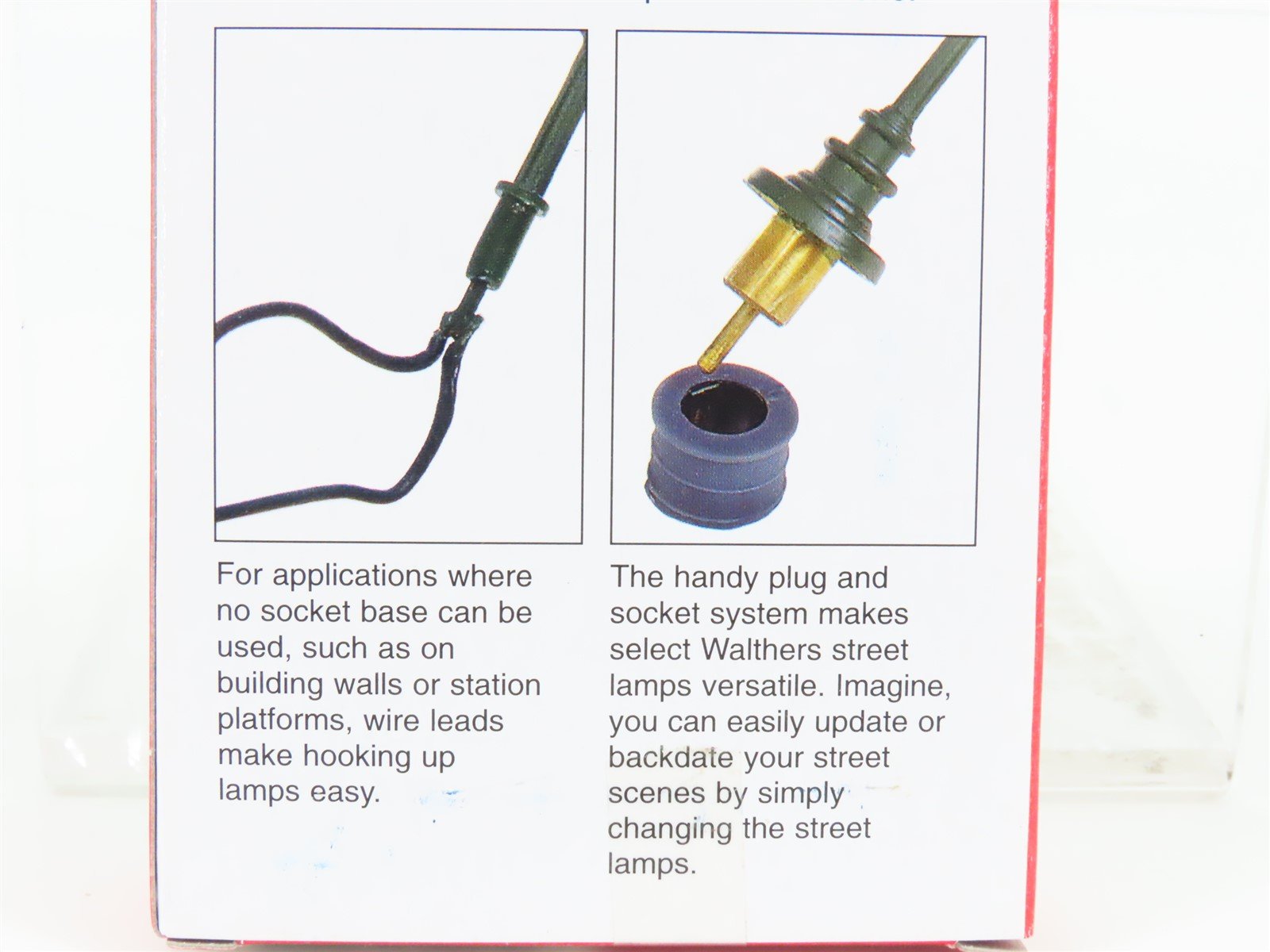 HO 1/87 Scale Walthers Cornerstone 933-1092 Concrete Column Lamps 2-Pack