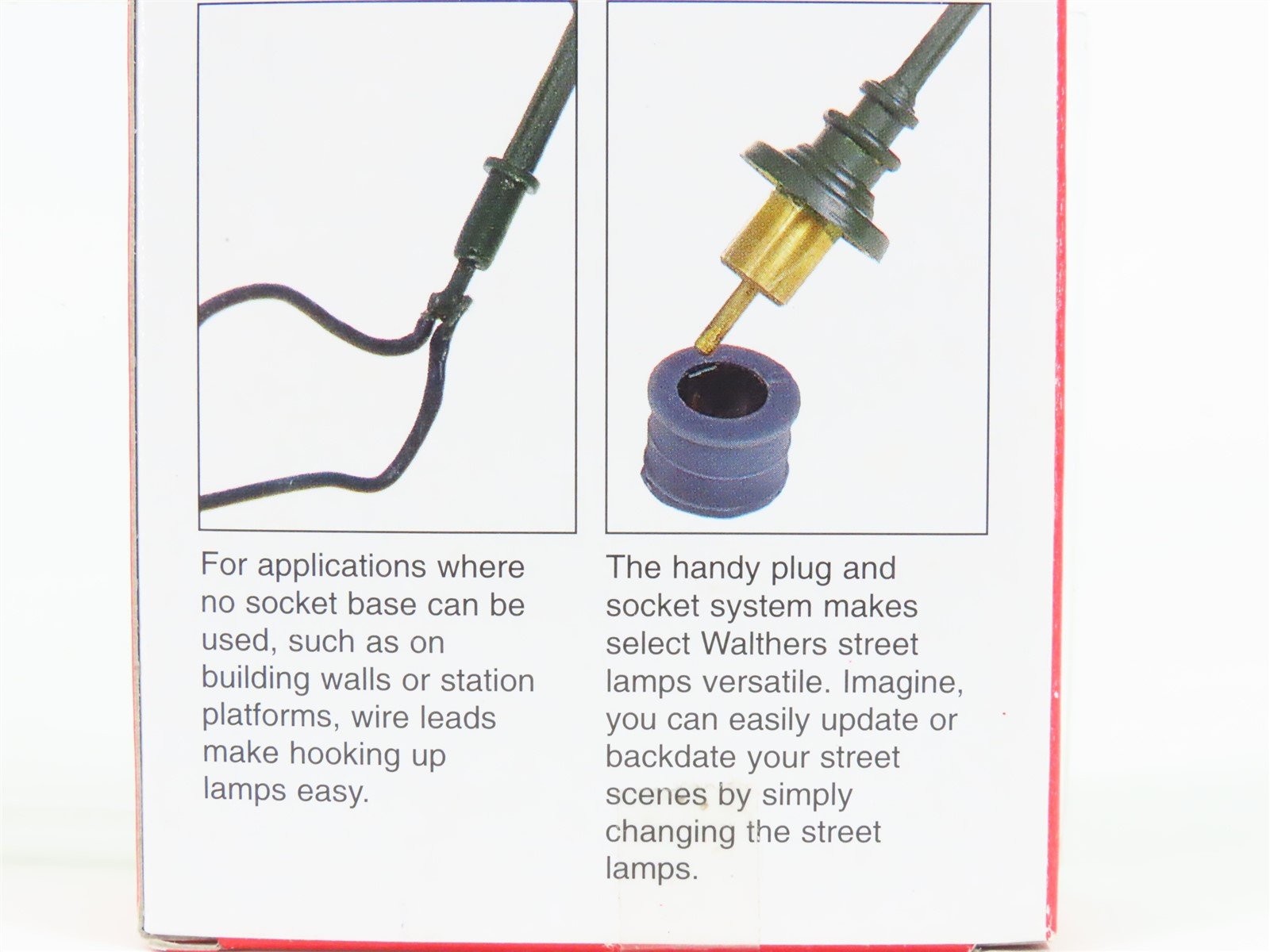 HO 1/87 Scale Walthers Cornerstone 933-1092 Concrete Column Lamps 2-Pack