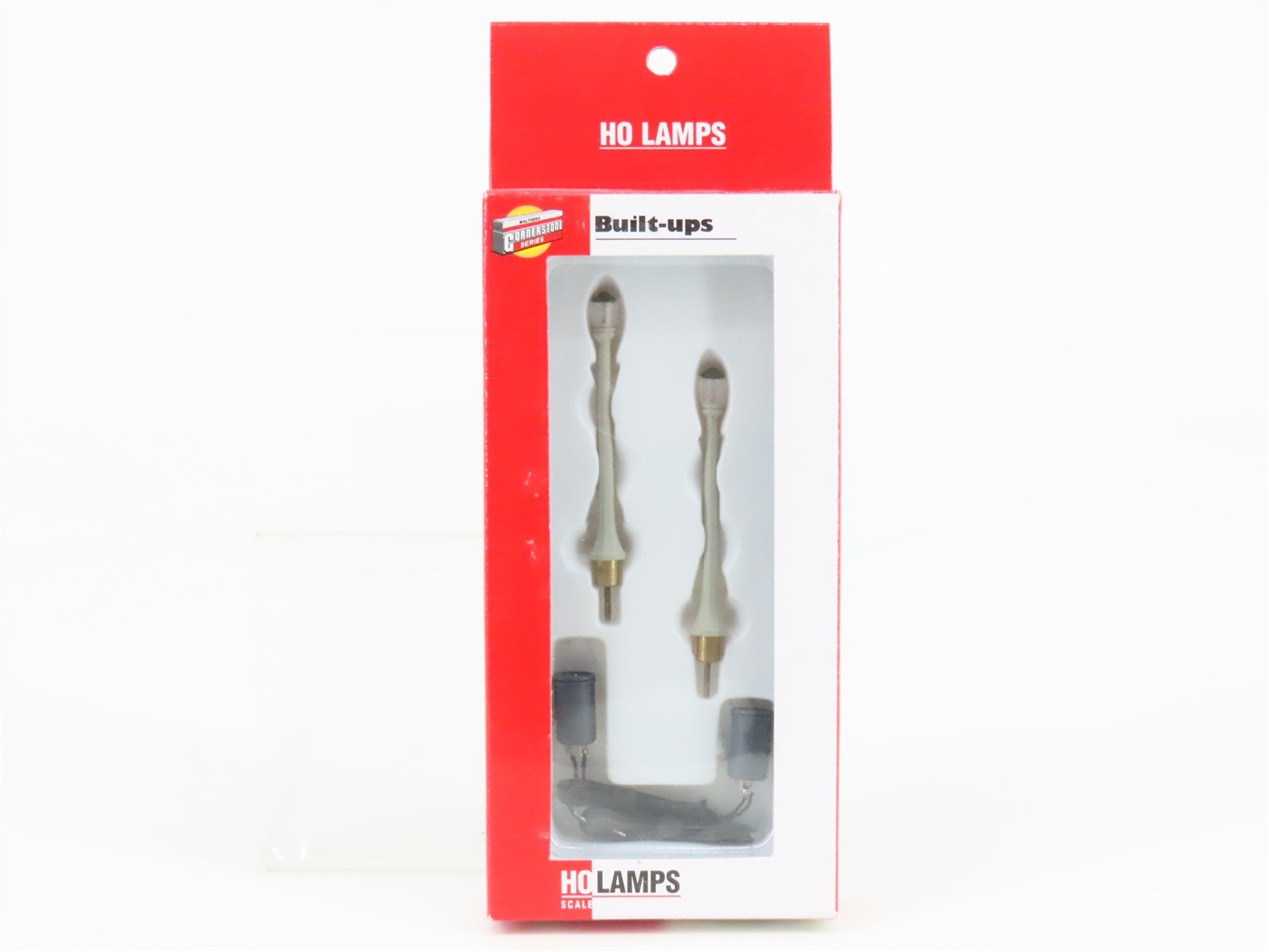 HO 1/87 Scale Walthers Cornerstone 933-1092 Concrete Column Lamps 2-Pack