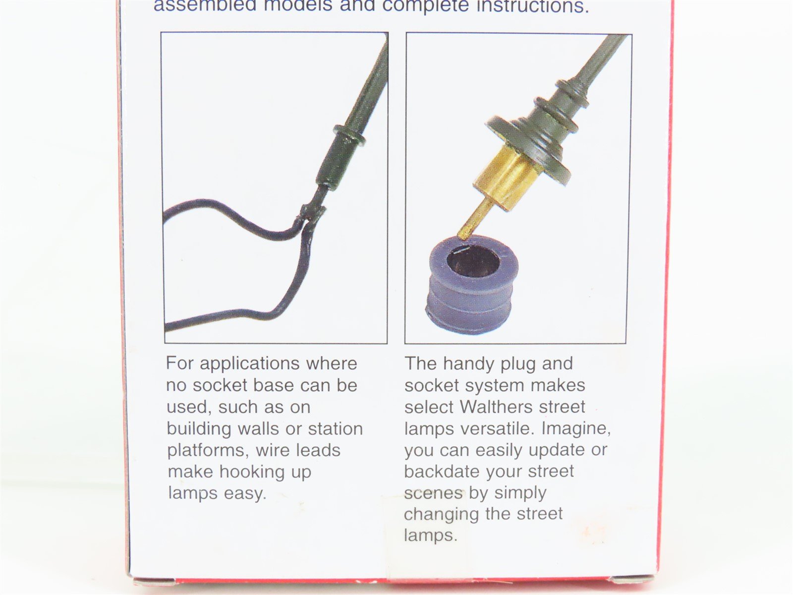 HO 1/87 Scale Walthers Cornerstone 933-1092 Concrete Column Lamps 2-Pack