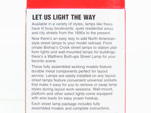 HO 1/87 Scale Walthers Cornerstone 933-1092 Concrete Column Lamps 2-Pack