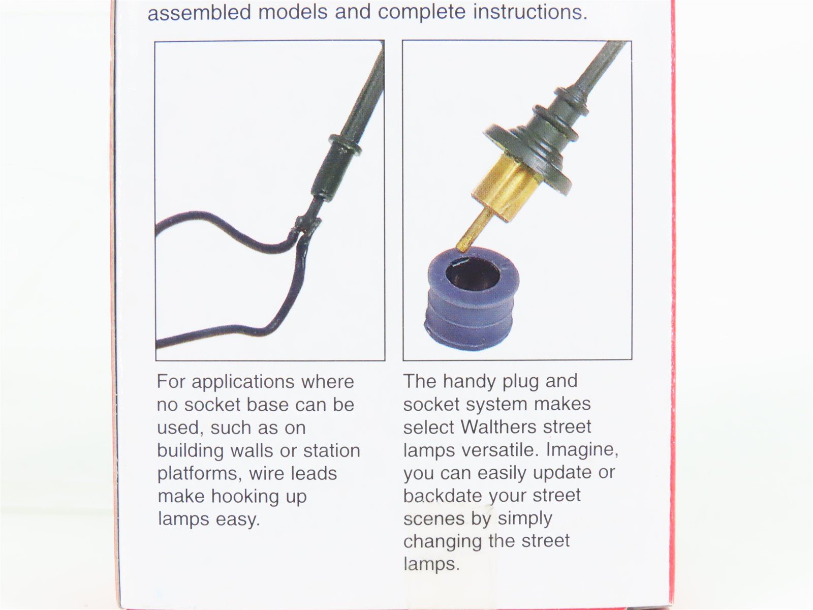 HO 1/87 Scale Walthers Cornerstone 933-1092 Concrete Column Lamps 2-Pack
