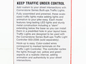 HO 1/87 Scale Walthers Cornerstone 933-2300 Single-Sided Traffic Light