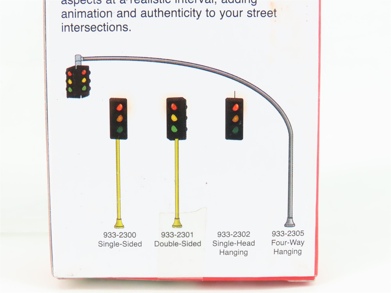 HO 1/87 Scale Walthers Cornerstone 933-2300 Single-Sided Traffic Light