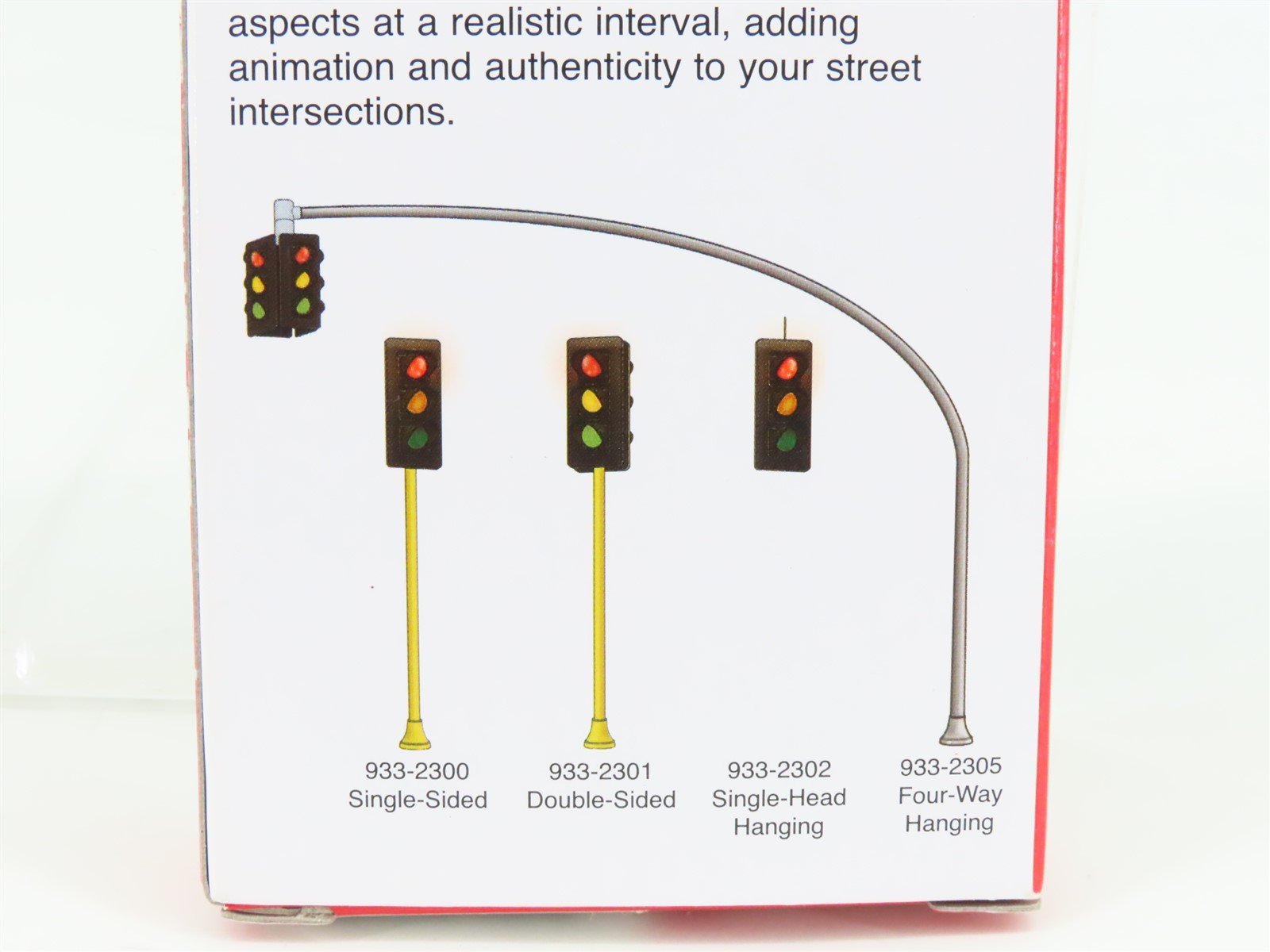 HO 1/87 Scale Walthers Cornerstone 933-2300 Single-Sided Traffic Light