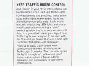 HO 1/87 Scale Walthers Cornerstone 933-2300 Single-Sided Traffic Light