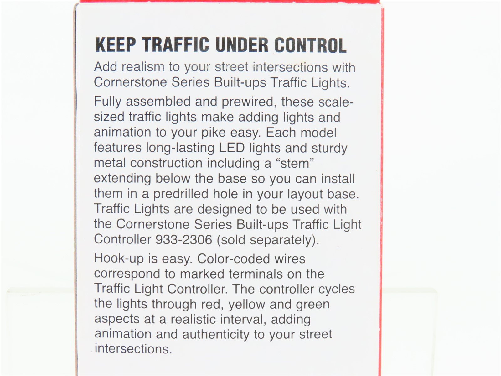 HO 1/87 Scale Walthers Cornerstone 933-2301 Double-Sided Traffic Light