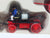 HO 1/87 Preiser 30425 Hand Pressure Fire Pump Drawn by Two Horses w/ Figures