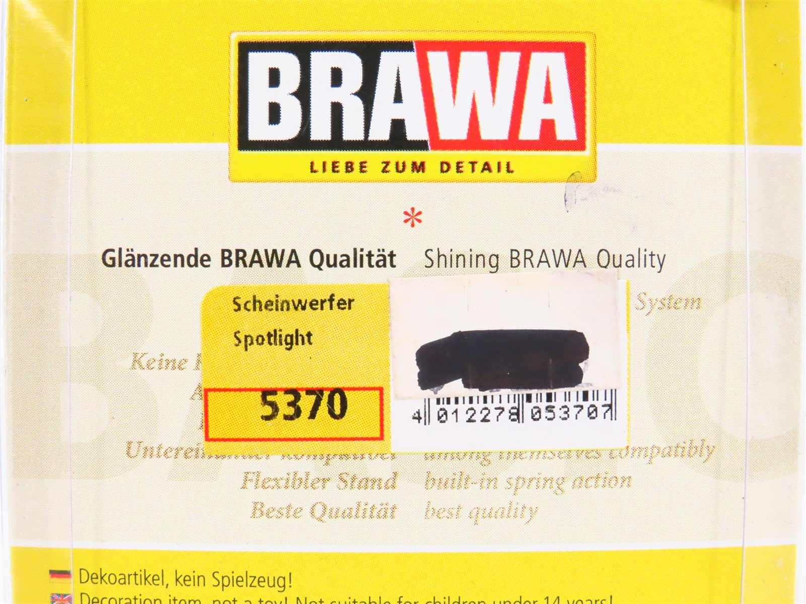 HO 1/87 Scale BRAWA 5370 Spotlight