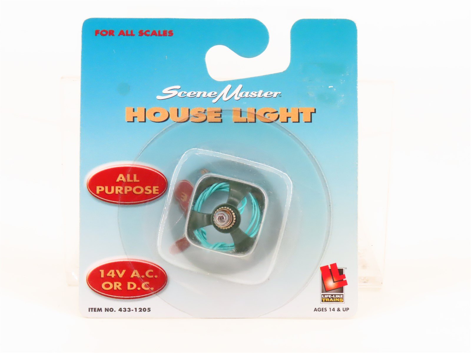 HO 1/87 Scale Life-Like Scene Masters 433-1205 14V House Light