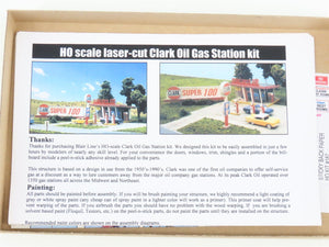 HO 1/87 Scale Blair Line Kit #187 Laser-Cut Clark Oil Gas Station