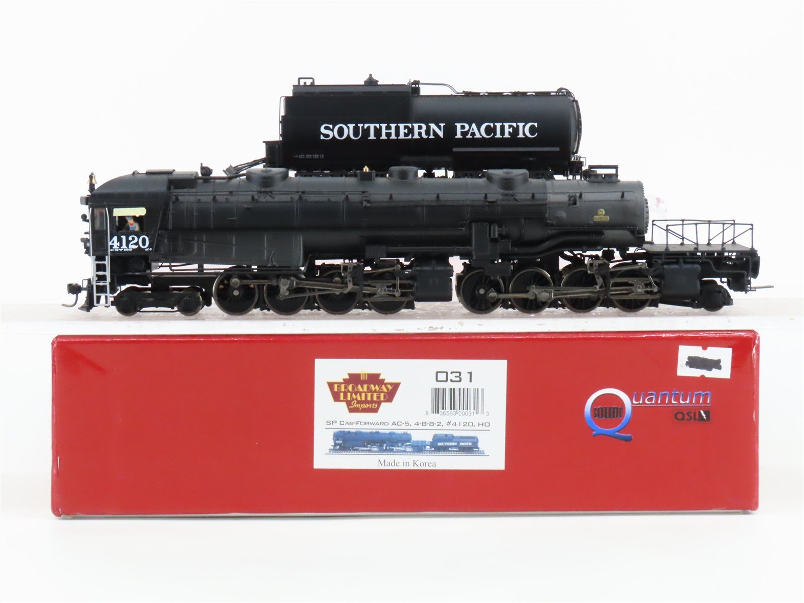 HO Broadway Limited BLI 031 SP Southern Pacific Cab Forward Steam #4120 w/ DCC