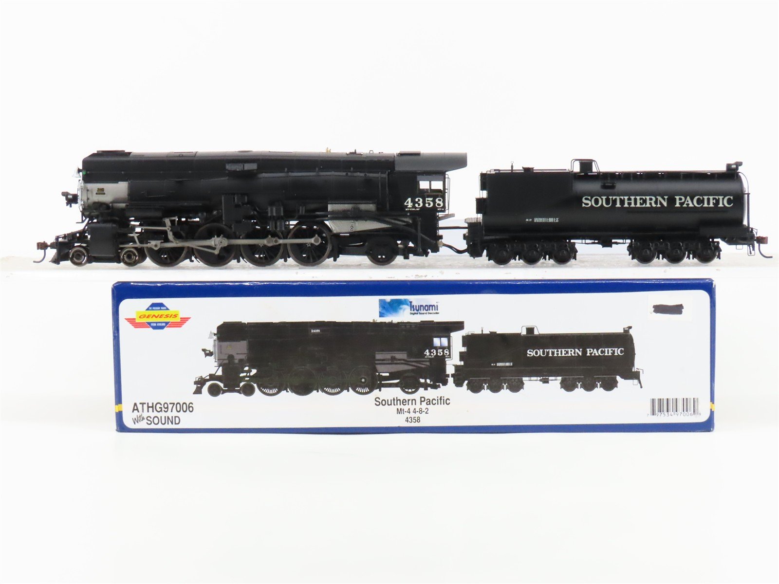HO Scale Athearn Genesis ATHG97006 SP Railway 4-8-2 Steam #4358 w/ DCC & Sound
