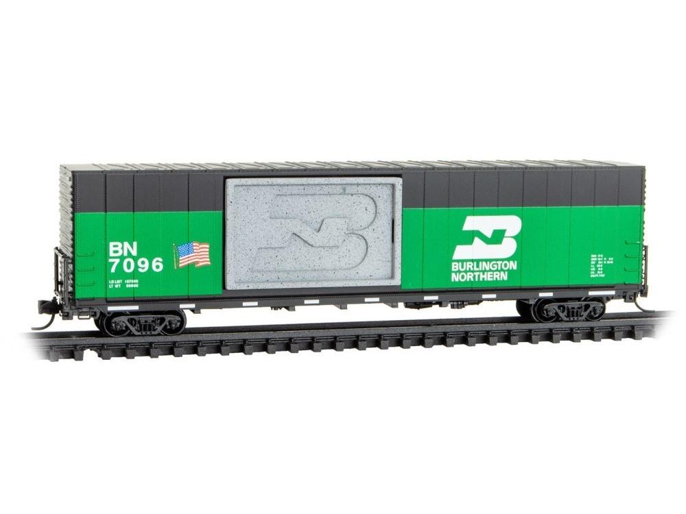 N Micro-Trains MTL 10200851 BN Burlington Northern Class 1 RR 60' Box Car #7096