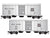 N Scale Micro-Trains MTL 98302278 WP Western Pacific 40' Bulk Sugar Cars 2-Pack