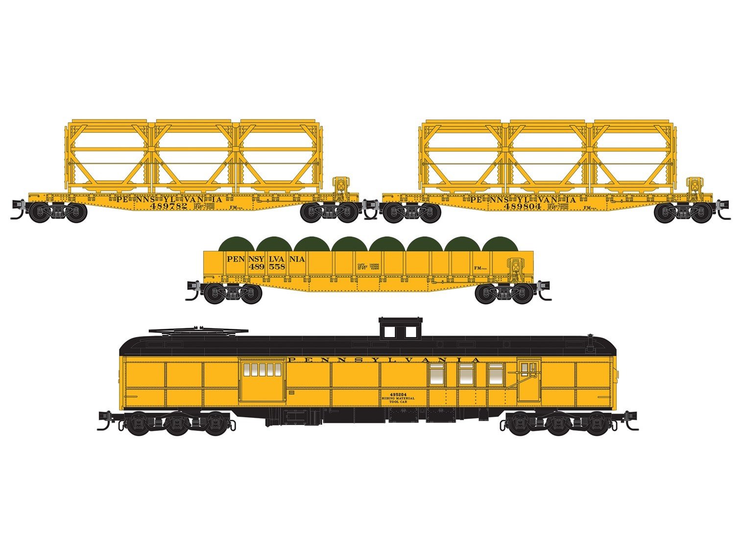 N Micro-Trains MTL 98302277 PRR Pennsylvania MoW 