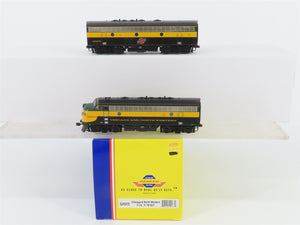 HO Scale Athearn Genesis G1513 CNW Chicago Northwestern F7 A/B Diesel Loco Set
