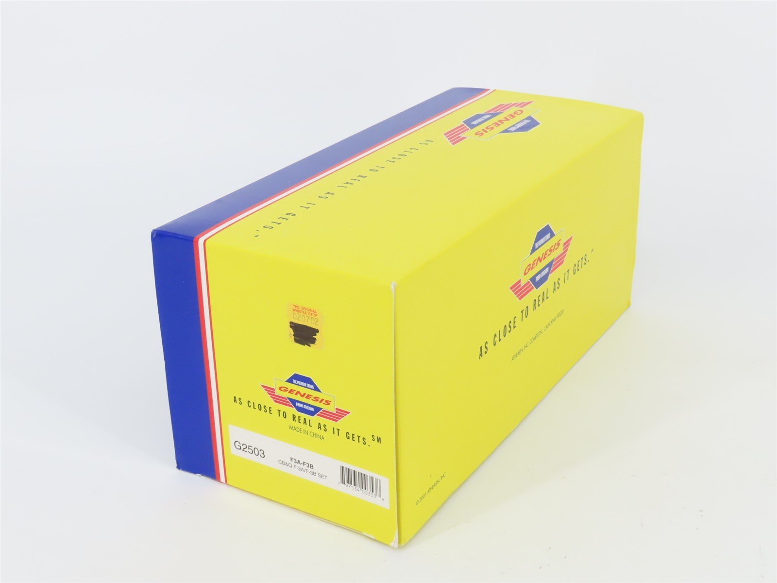 HO Scale Athearn Genesis G2506 CBQ Burlington F3 A/B Diesel Locomotive Set