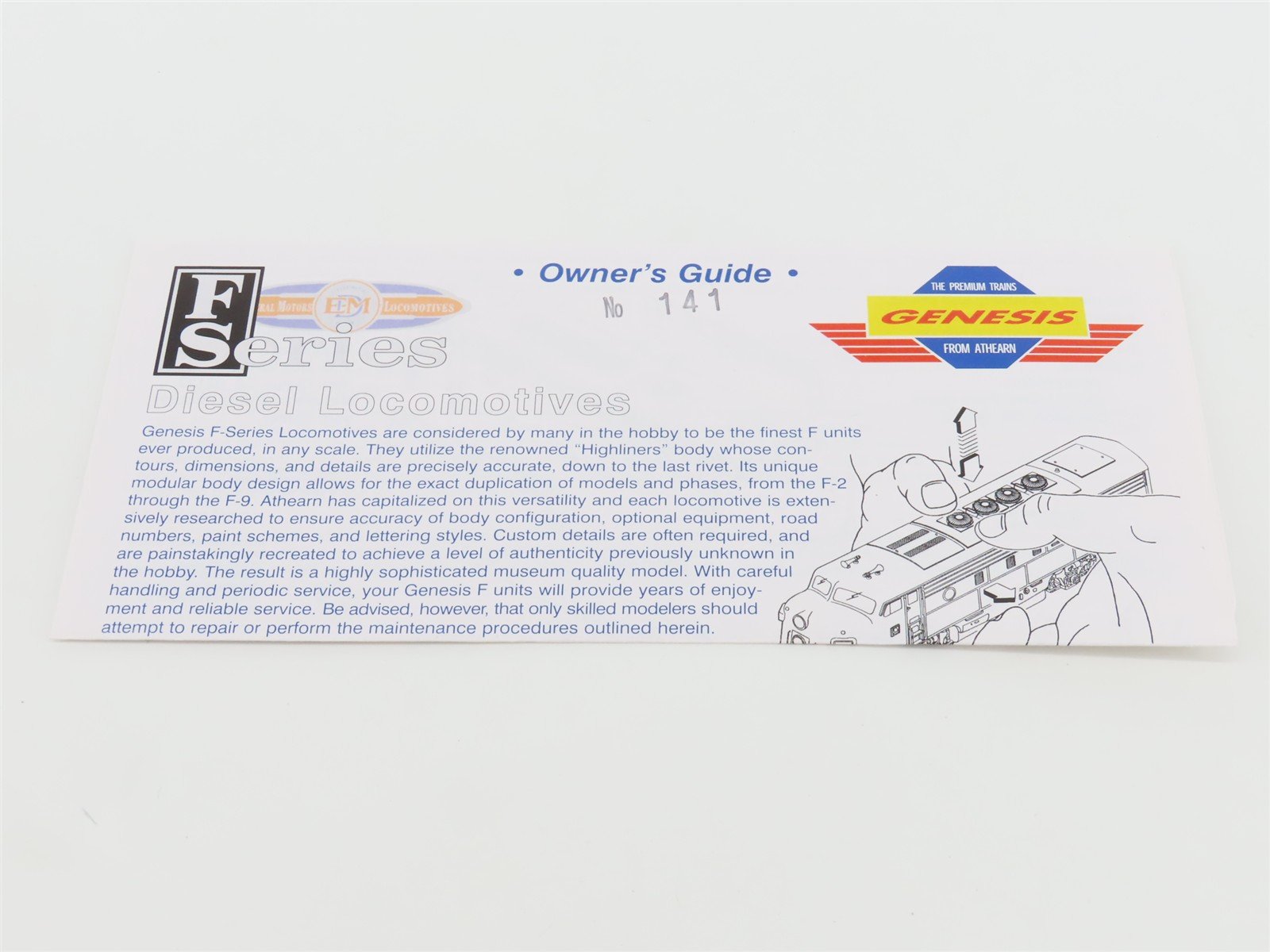 HO Scale Athearn Genesis 99043 SP&S Railway F3 A/A Diesel Locomotive Set