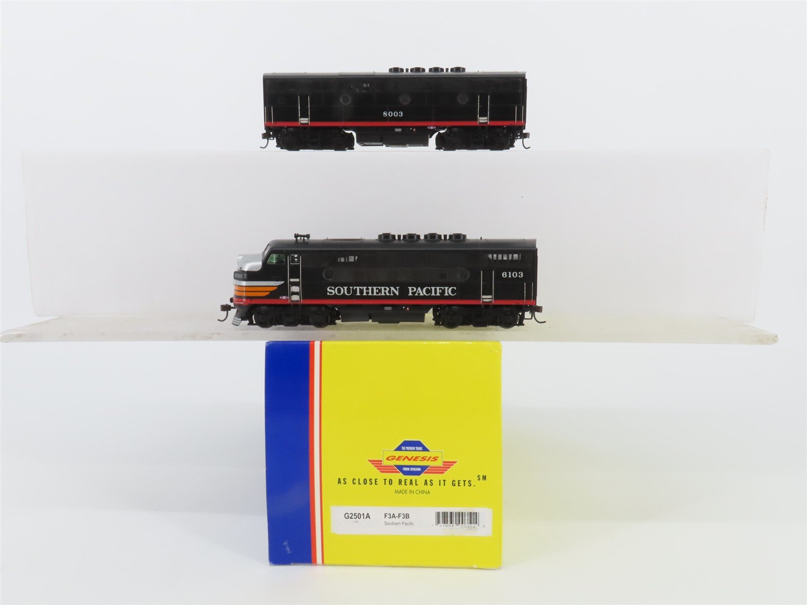 HO Scale Athearn Genesis G2501A SP Southern Pacific F3 A/B Diesel Loco Set