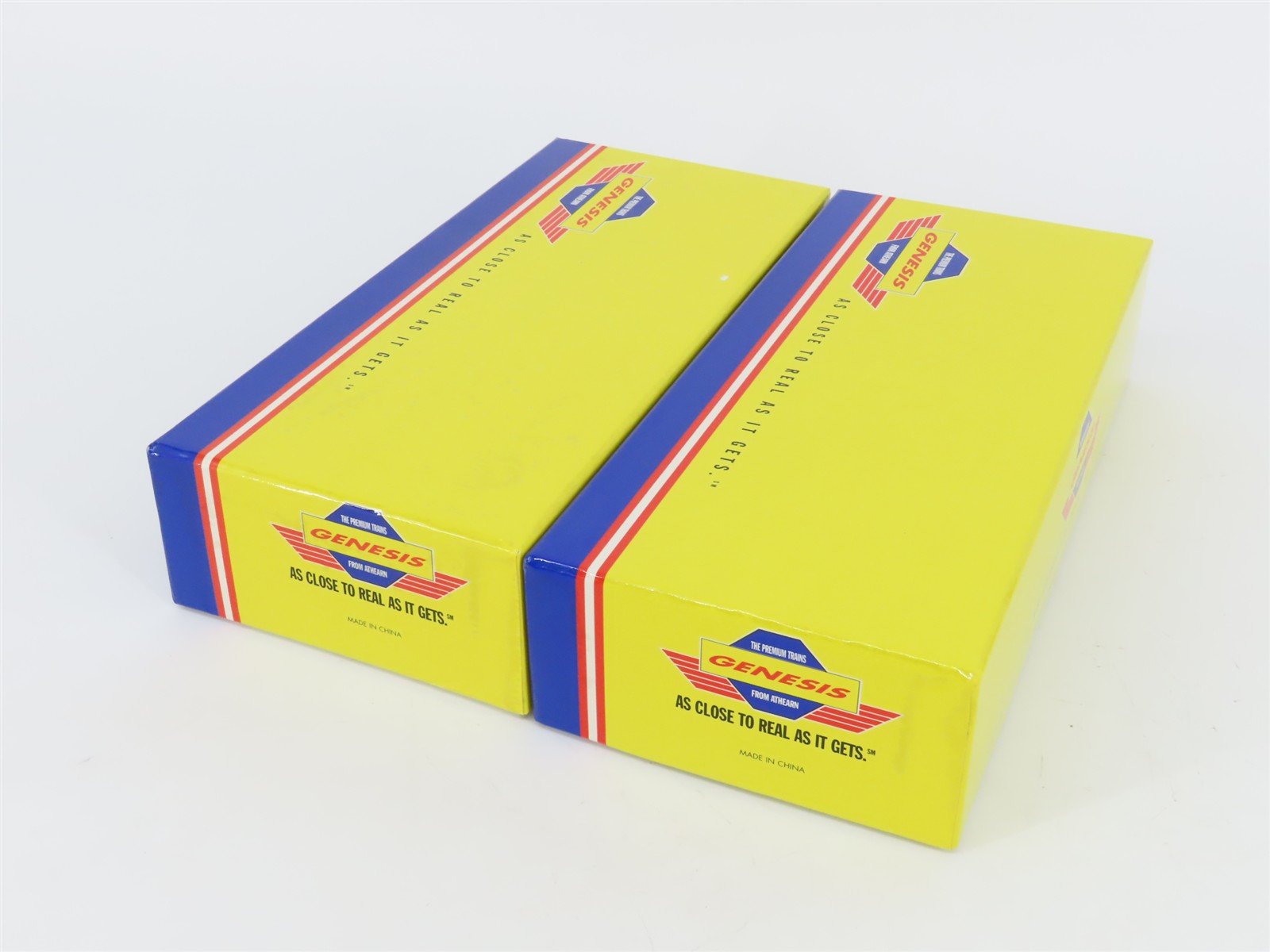 HO Scale Athearn Genesis G1500B ATSF Santa Fe F7 A/B Diesel Locomotive Set