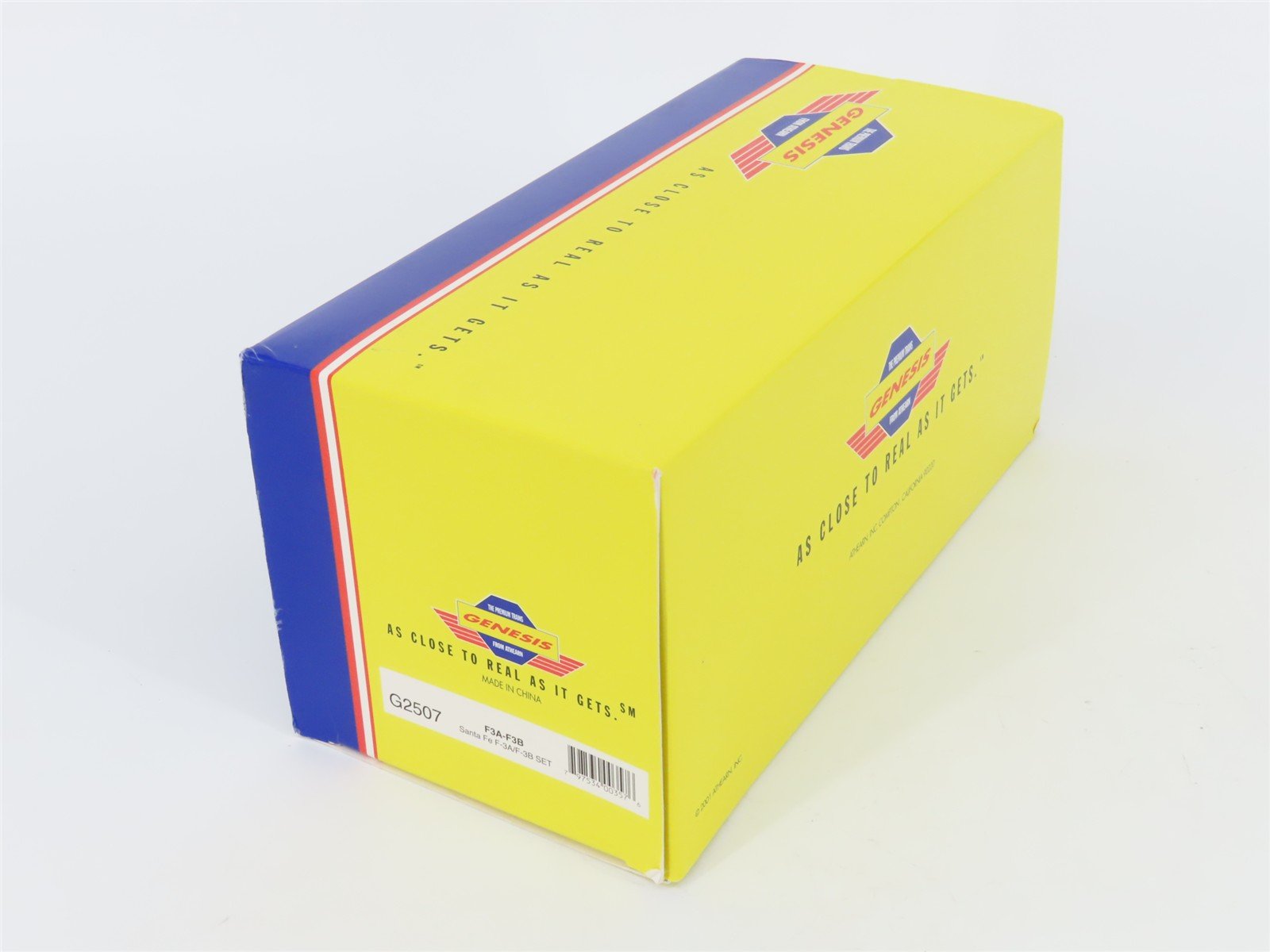 HO Scale Athearn Genesis G2507 ATSF Santa Fe F3 A/B Diesel Locomotive Set