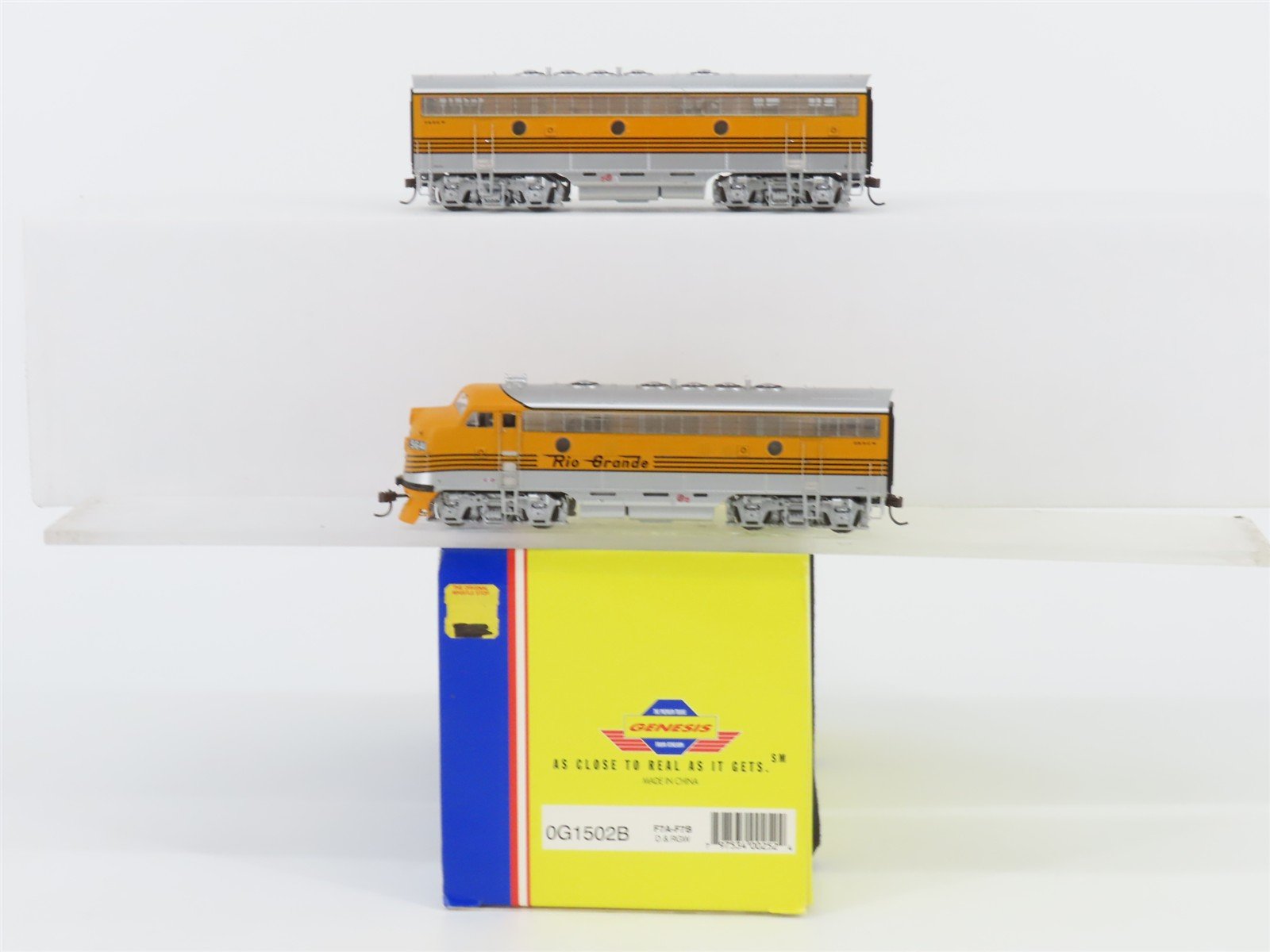 HO Scale Athearn Genesis 0G1502B DRGW Rio Grande F7 A/B Diesel Locomotive Set