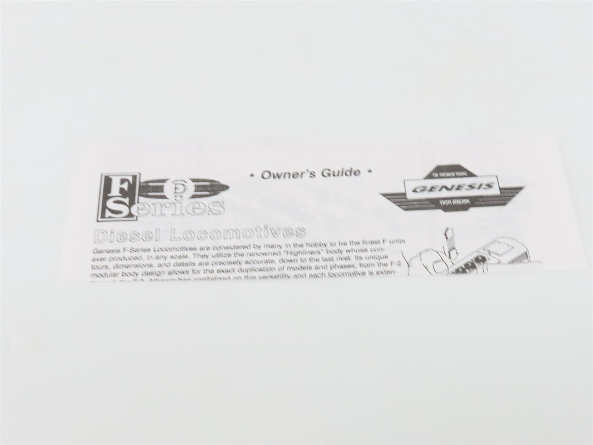 HO Scale Athearn Genesis G1604 GN Great Northern F7 A/B Diesel Loco Set