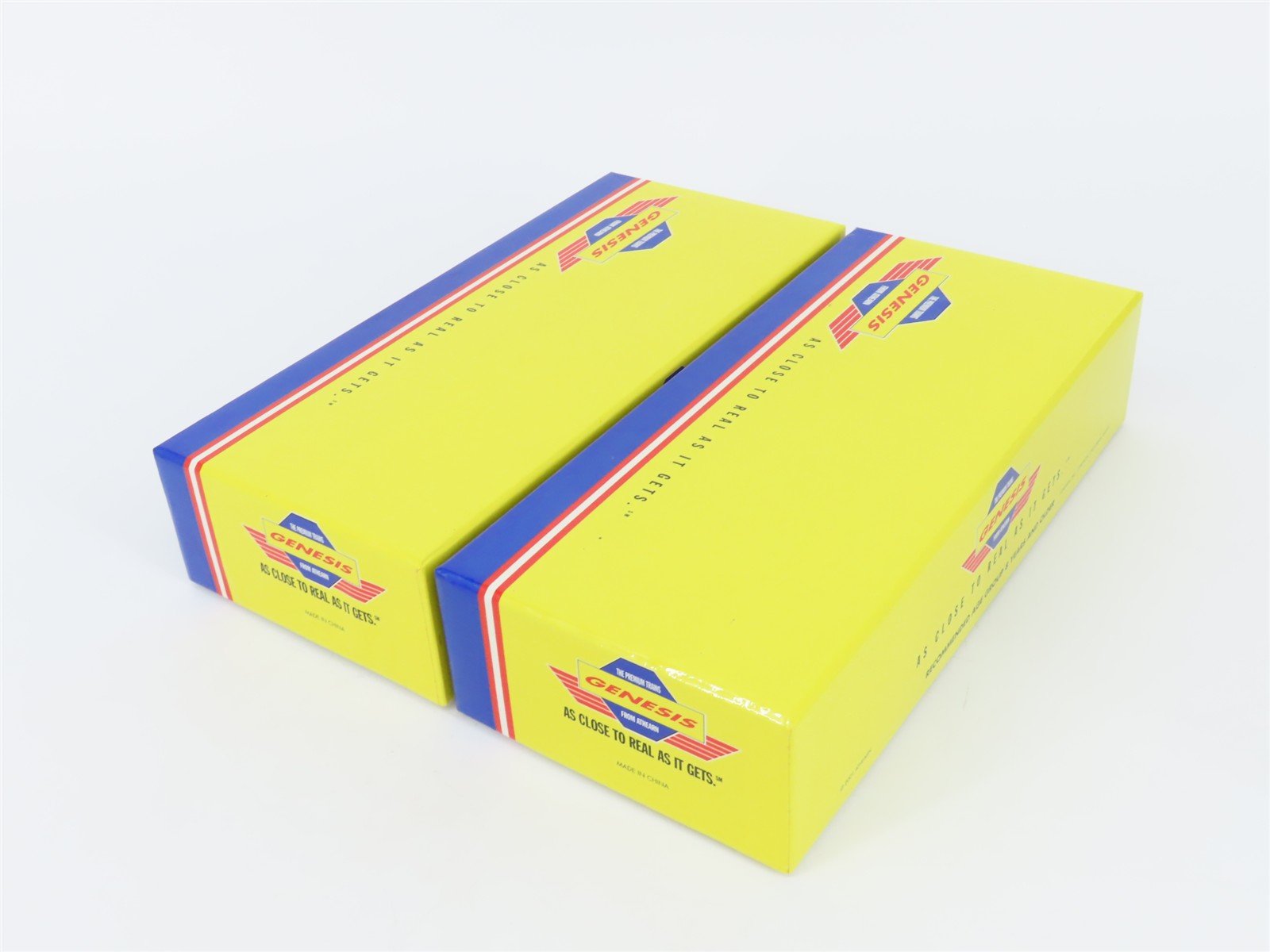 HO Scale Athearn Genesis 0G2502A ATSF Santa Fe F3 A/B Diesel Locomotive Set