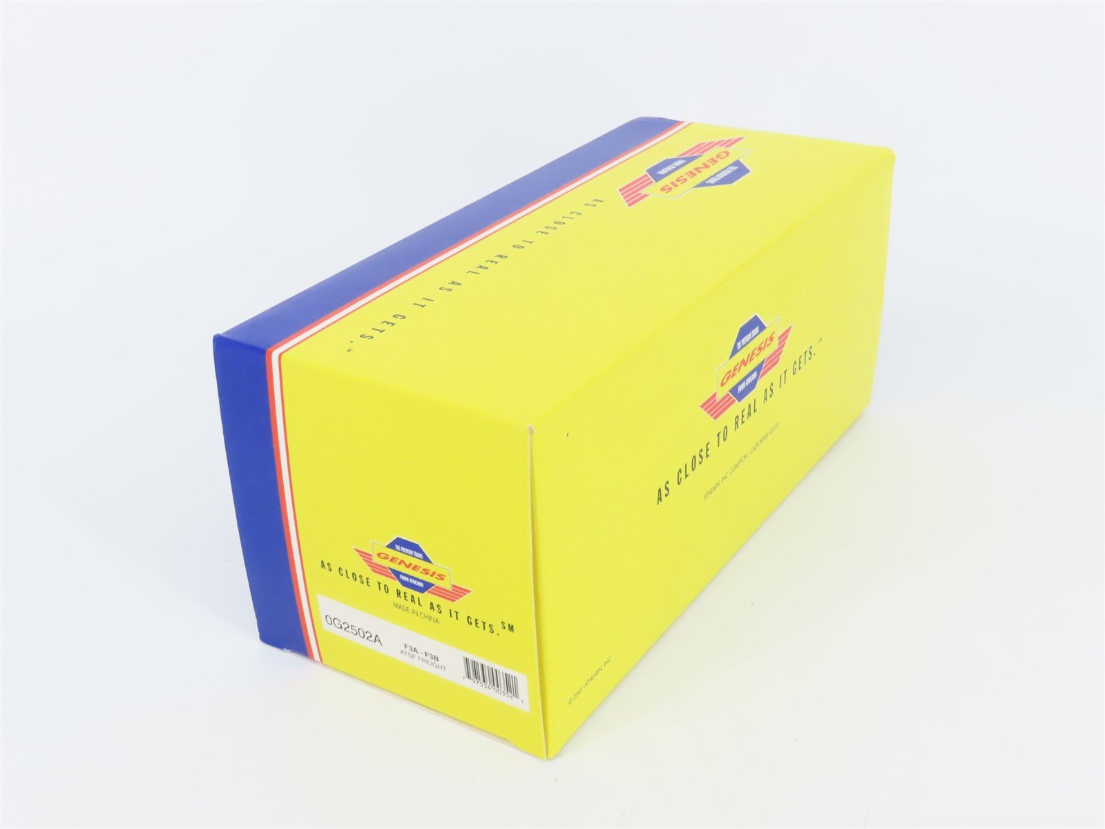 HO Scale Athearn Genesis 0G2502A ATSF Santa Fe F3 A/B Diesel Locomotive Set