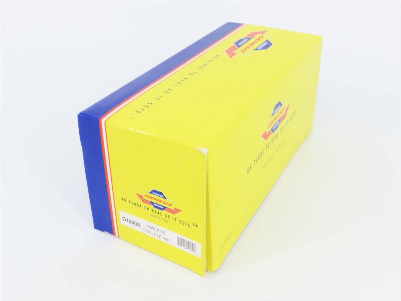 HO Scale Athearn Genesis G1500A ATSF Santa Fe F7 A/B Diesel Locomotive Set