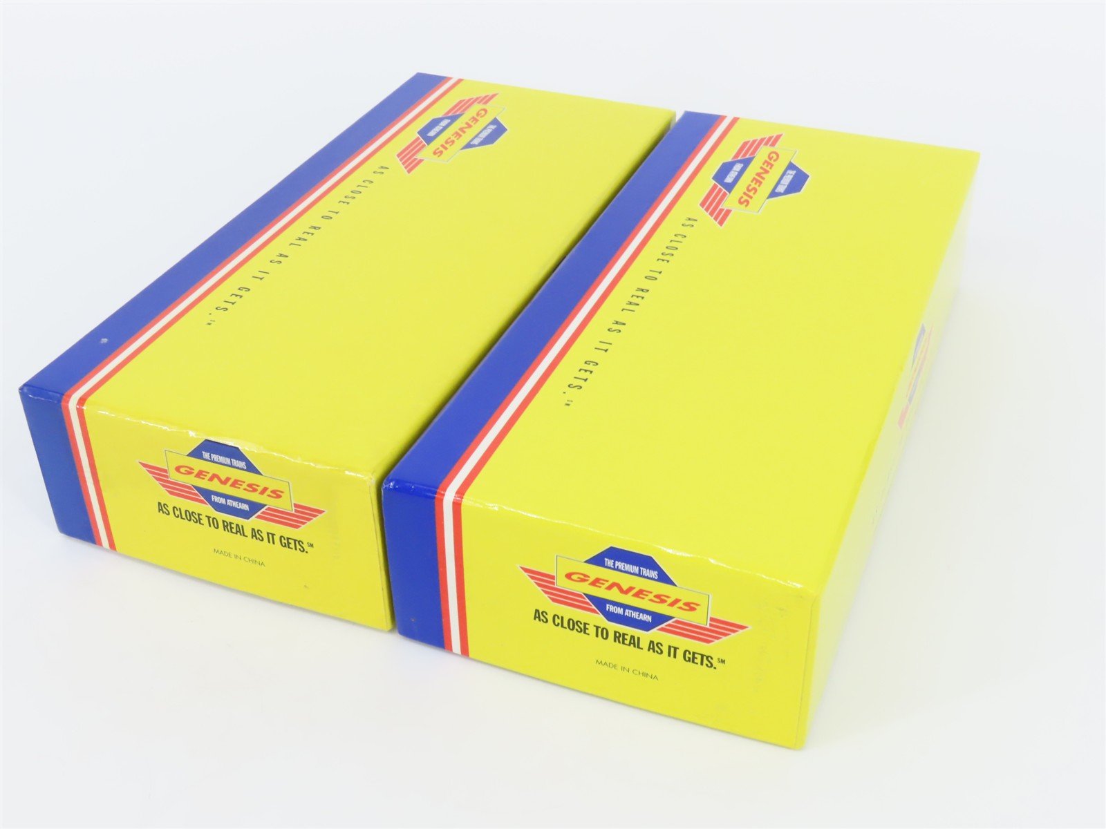 HO Scale Athearn Genesis G1500A ATSF Santa Fe F7 A/B Diesel Locomotive Set