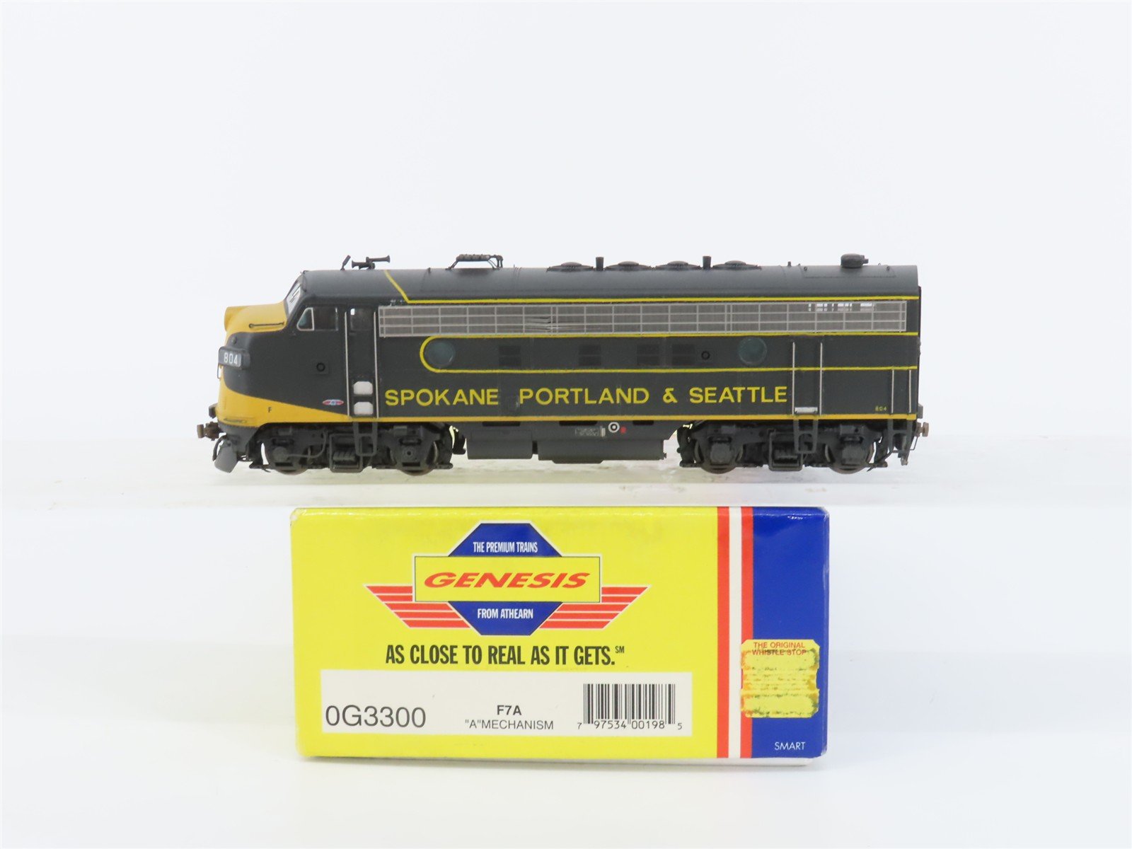 HO Scale Athearn Genesis 0G3300 SP&S Railway F7A Diesel Loco #804 CUSTOM