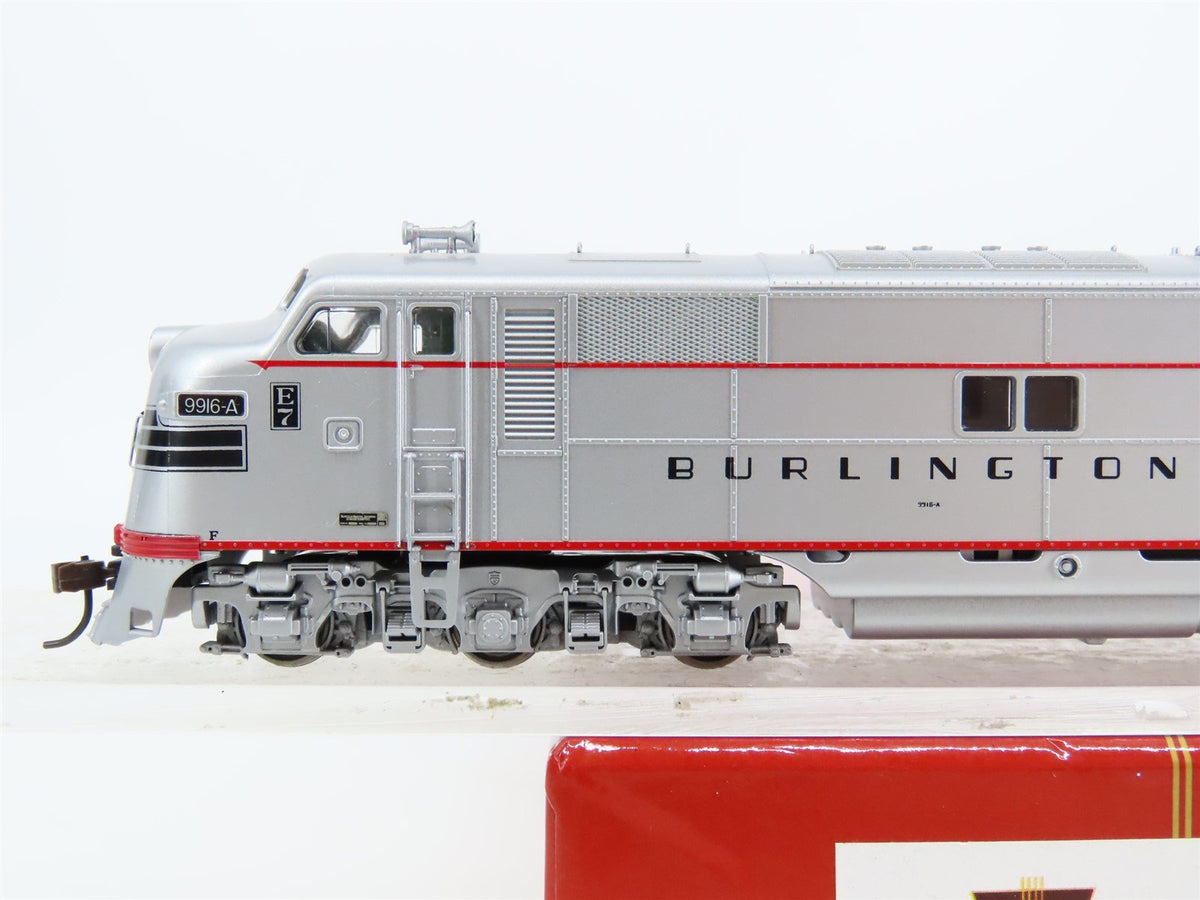 HO Broadway Limited BLI 619 CB&amp;Q Burlington E7A Diesel #9916A w/ DCC &amp; Sound