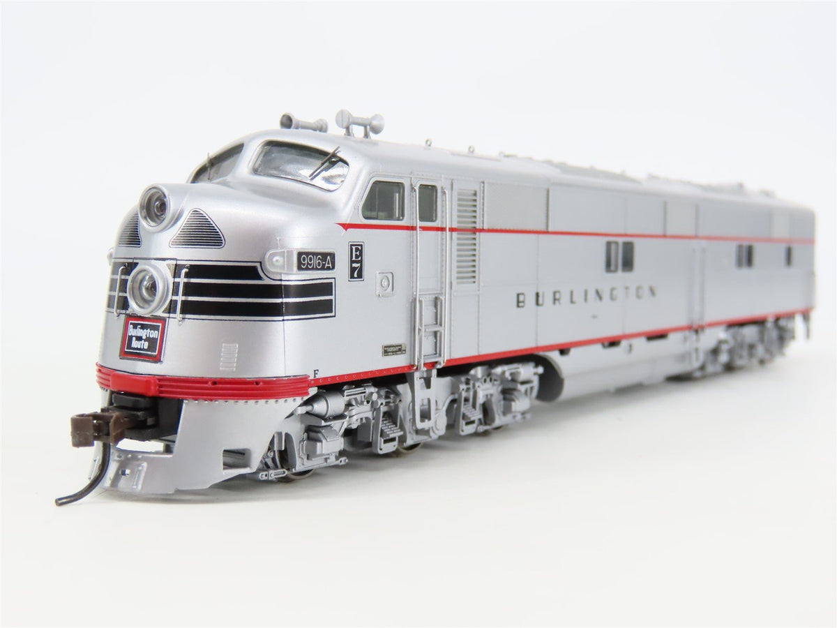 HO Broadway Limited BLI 619 CB&amp;Q Burlington E7A Diesel #9916A w/ DCC &amp; Sound