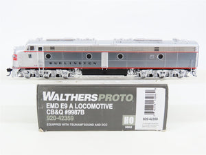 HO Walthers Proto 920-42359 CB&Q Burlington E9A Diesel #9987B w/ DCC & Sound