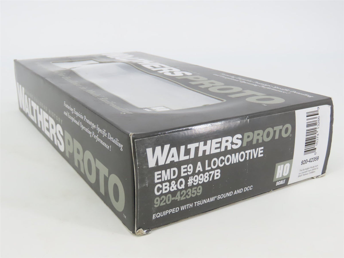 HO Walthers Proto 920-42359 CB&amp;Q Burlington E9A Diesel #9987B w/ DCC &amp; Sound