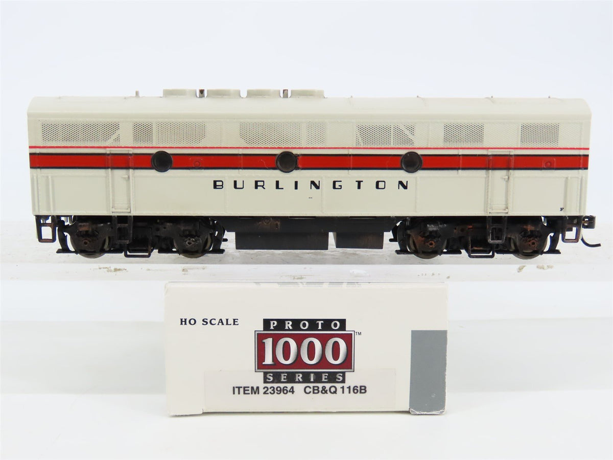 HO Proto 1000 23964 CB&amp;Q Burlington Route F3B Diesel #116B - Weathered w/ DCC