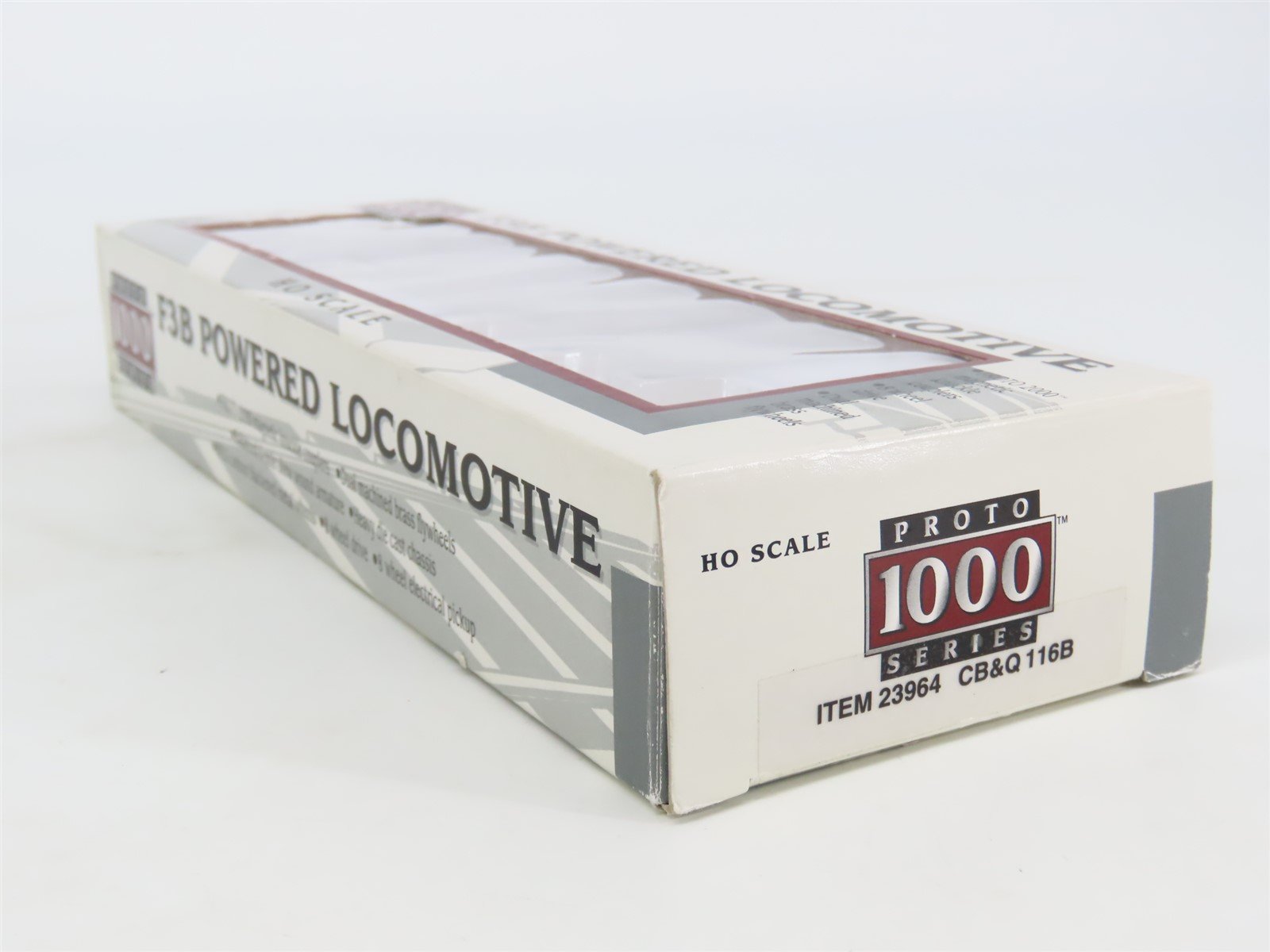 HO Proto 1000 23964 CB&Q Burlington Route F3B Diesel #116B - Weathered w/ DCC