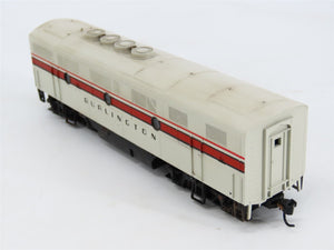 HO Proto 1000 23965 CB&Q F3B Diesel #120B - Weathered - Unpowered w/ DCC & Sound