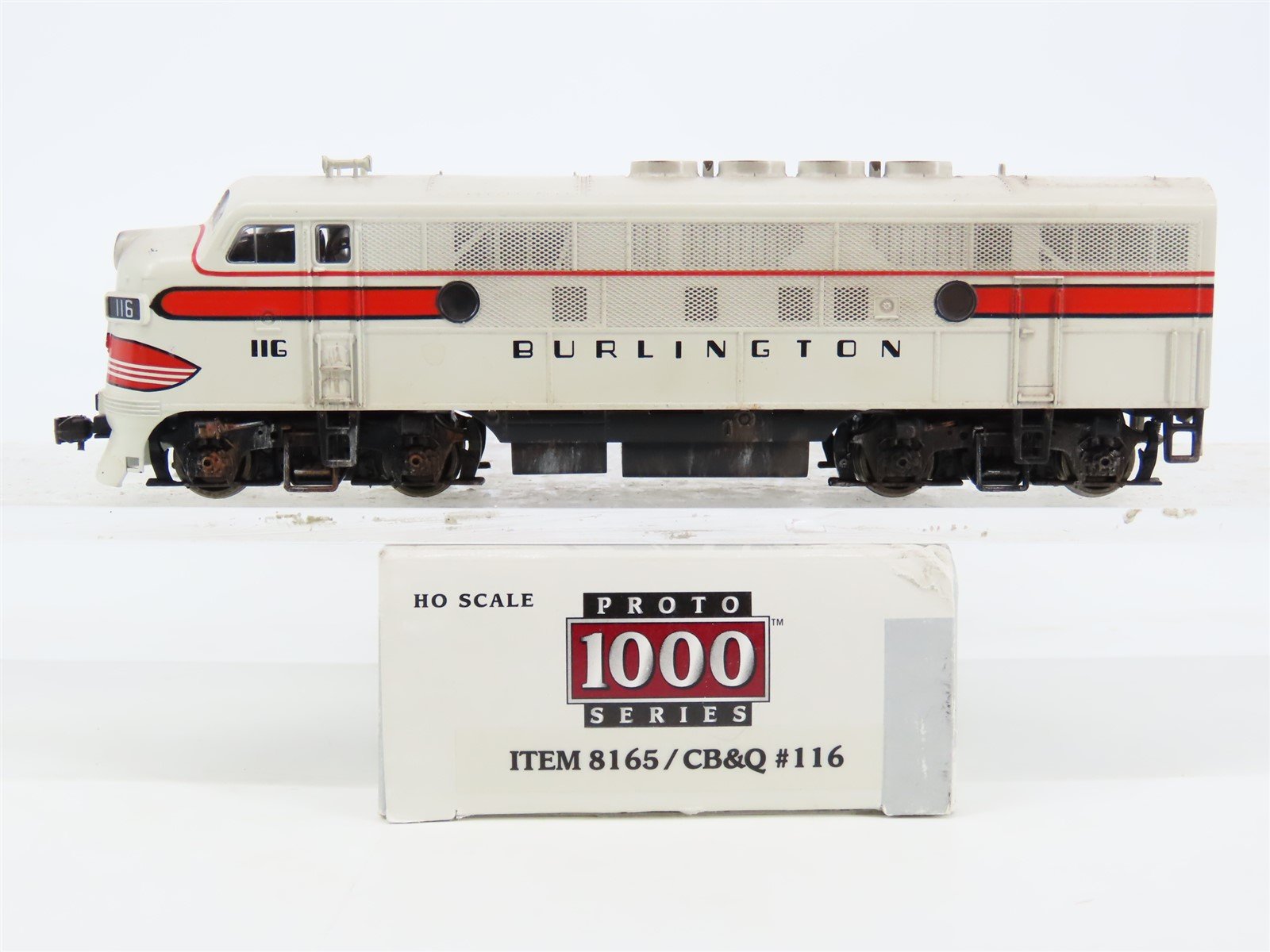 HO Proto 1000 8165 CB&Q Burlington Route F3A Diesel #116 - Weathered w/ DCC