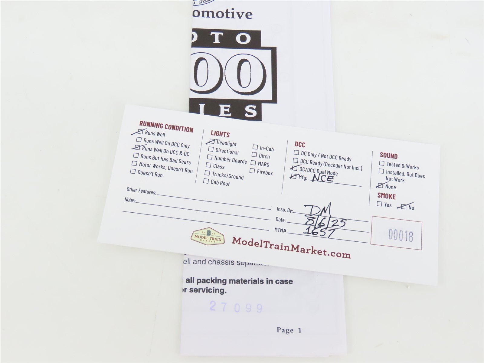 HO Proto 1000 8165 CB&Q Burlington Route F3A Diesel #116 - Weathered w/ DCC