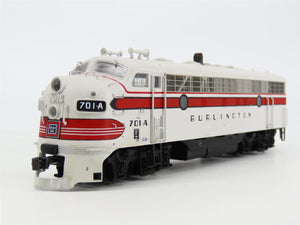 HO Athearn Genesis 0G3300 CB&Q Burlington F7A Diesel #701-A - Unpowered - Custom