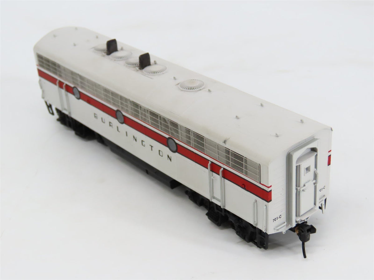 HO Athearn Genesis 0G3300 CB&amp;Q Burlington F7B Diesel #701-C - Unpowered - Custom